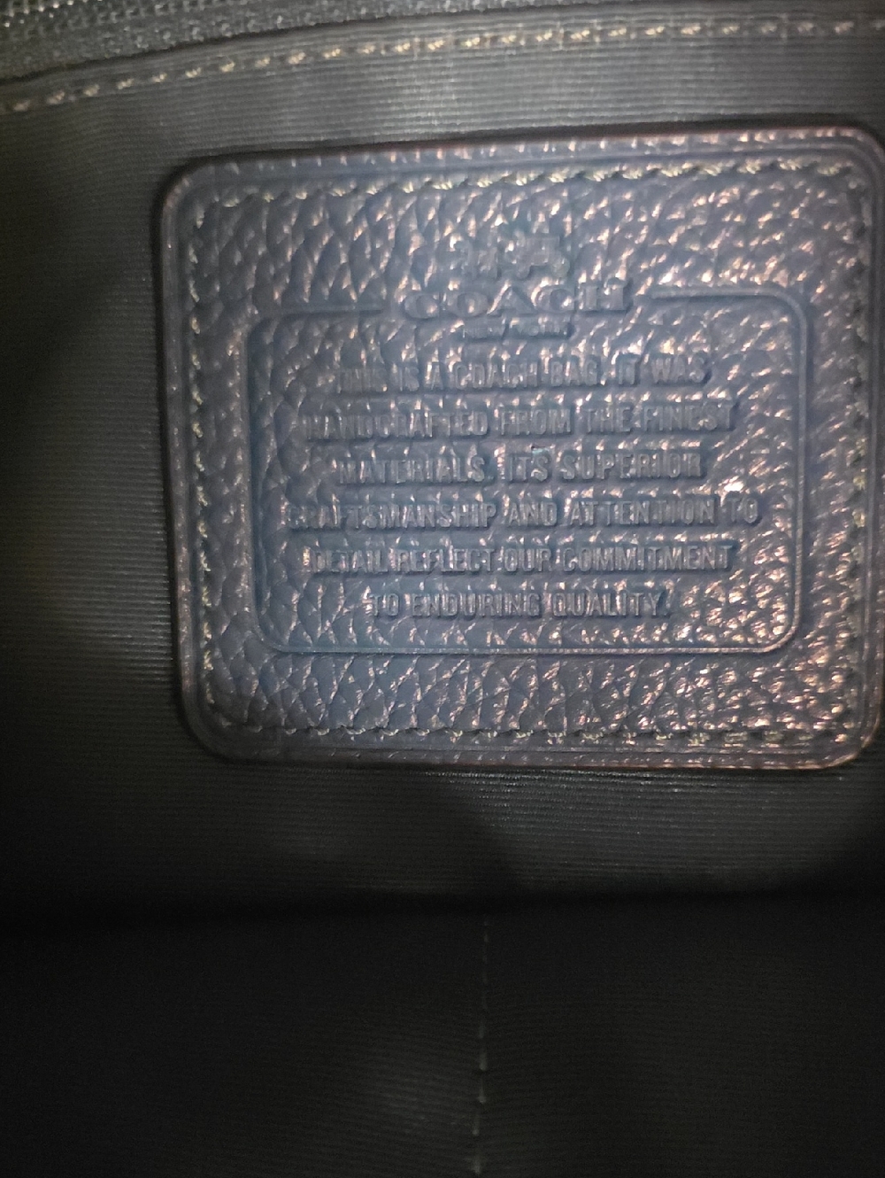 Coach Hadley  Teal Blue Hobo Shoulder / Crossbody - Picture 8 of 12